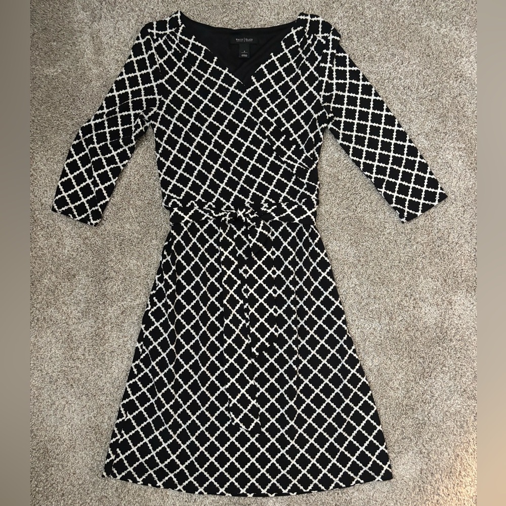 White House Black Market Faux Wrap dress Size 2